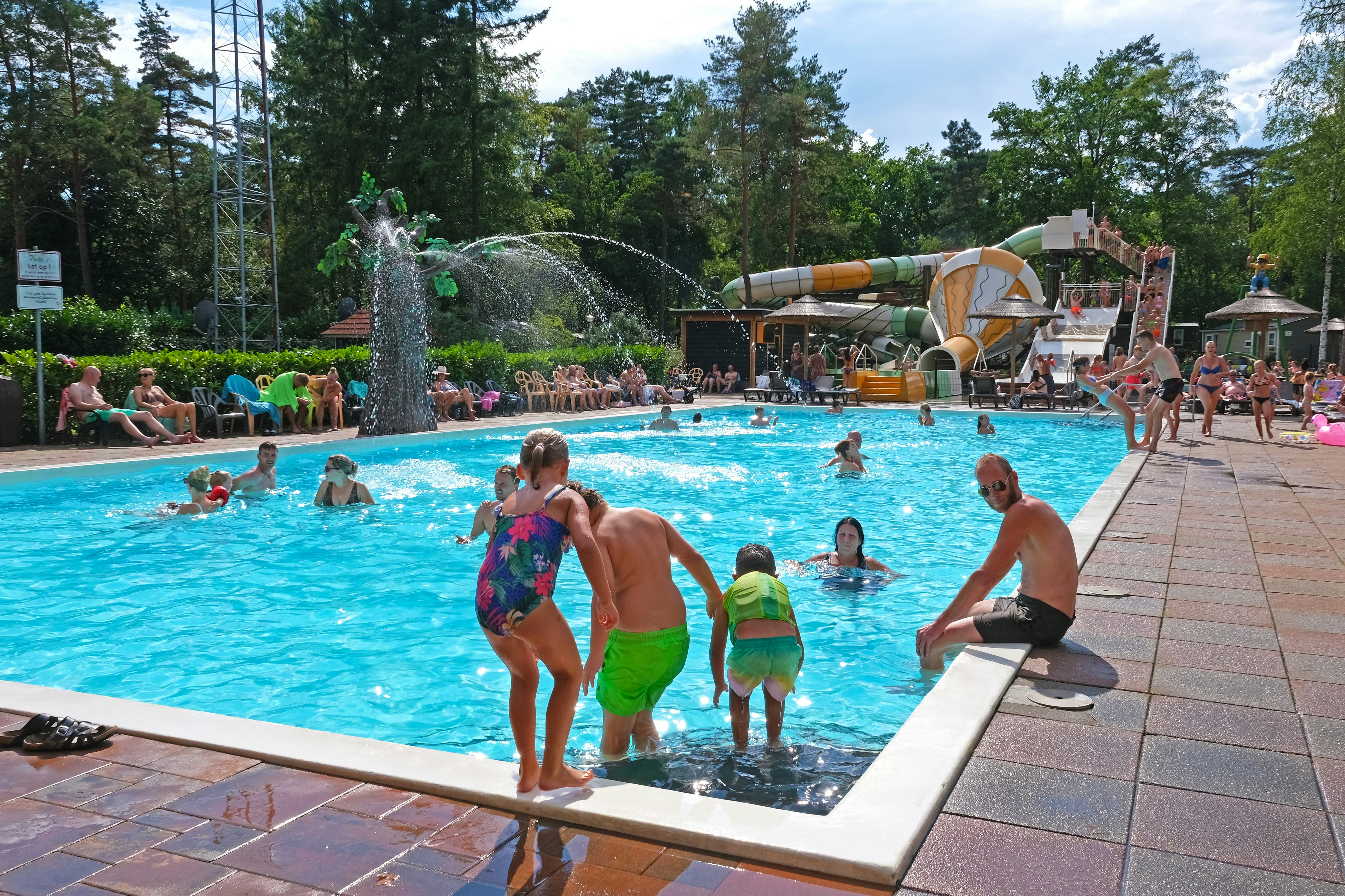 Vakantiepark Het Lierderholt - Freibad auf dem Campingplatz