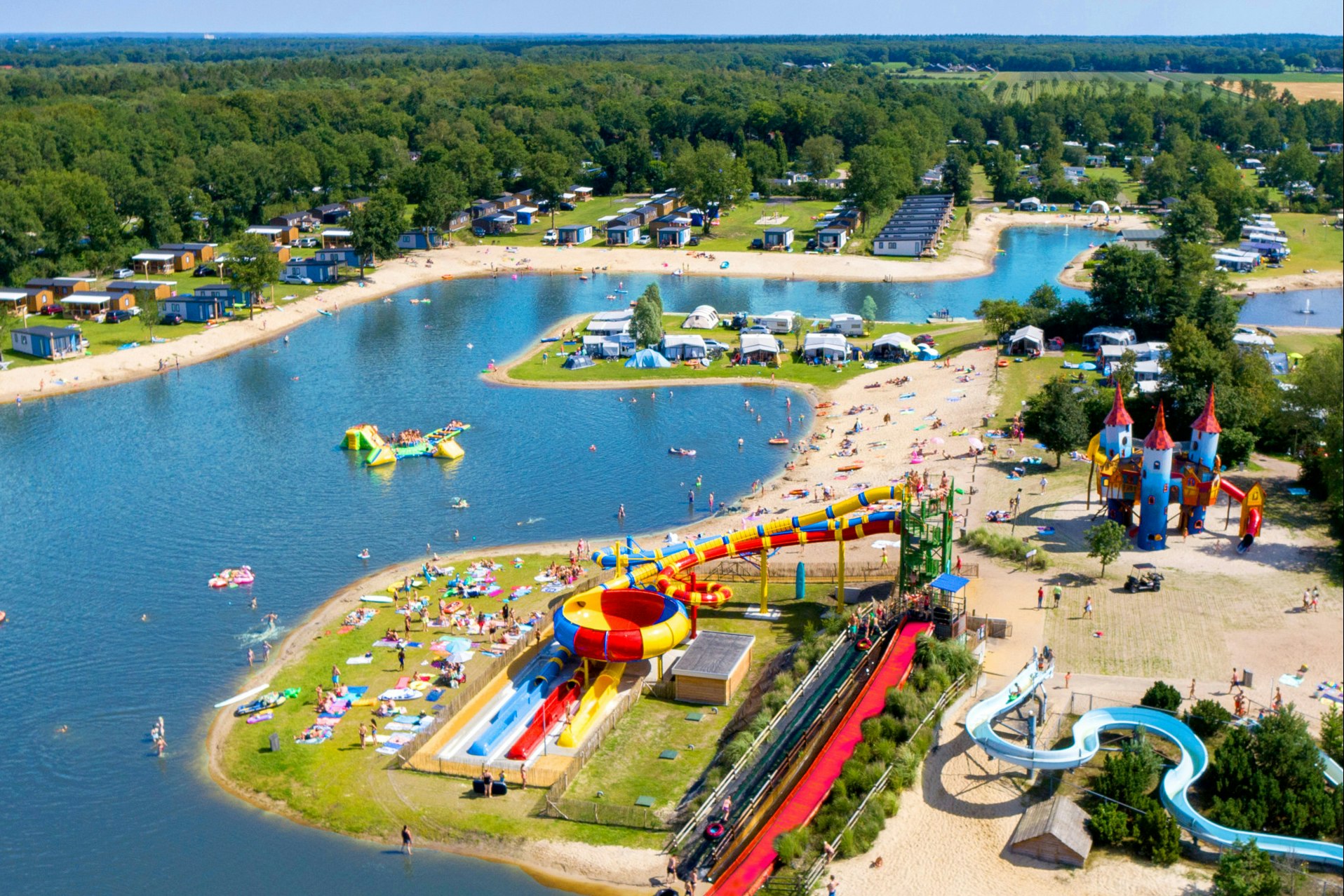 Capfun Camping Stoetenslagh  - Campingplatz aus der Vogelperspektive