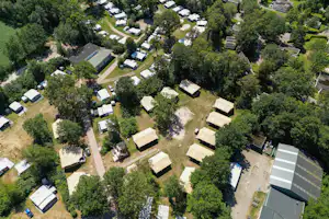 Vakantiepark Hunzedal - Luftaufnahme des Campingplatzes