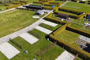Vakantiepark in Style - Luftaufnahme des Campingplatzes