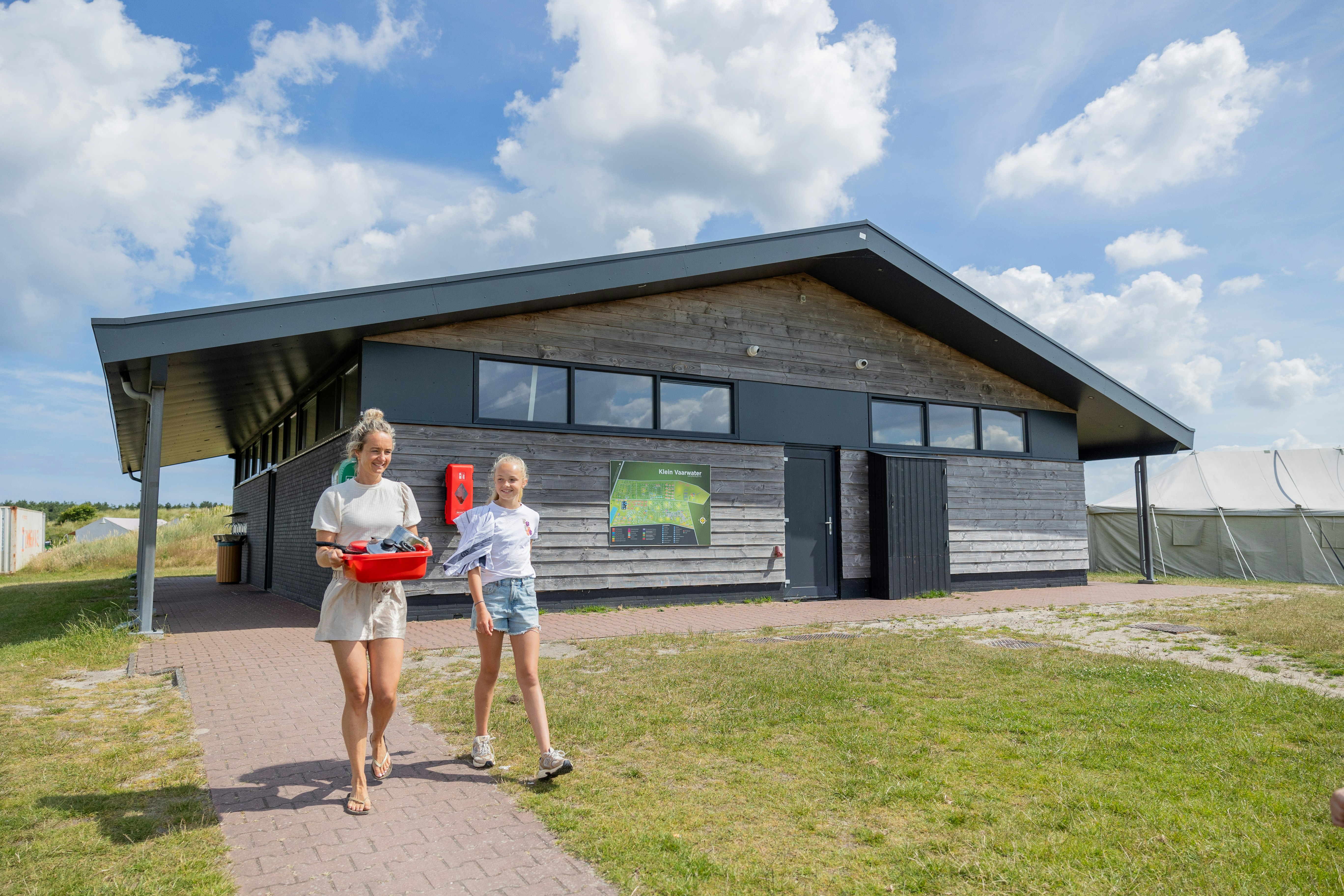 Vakantiepark Klein Vaarwater - Sanitärblock auf dem Campingplatz