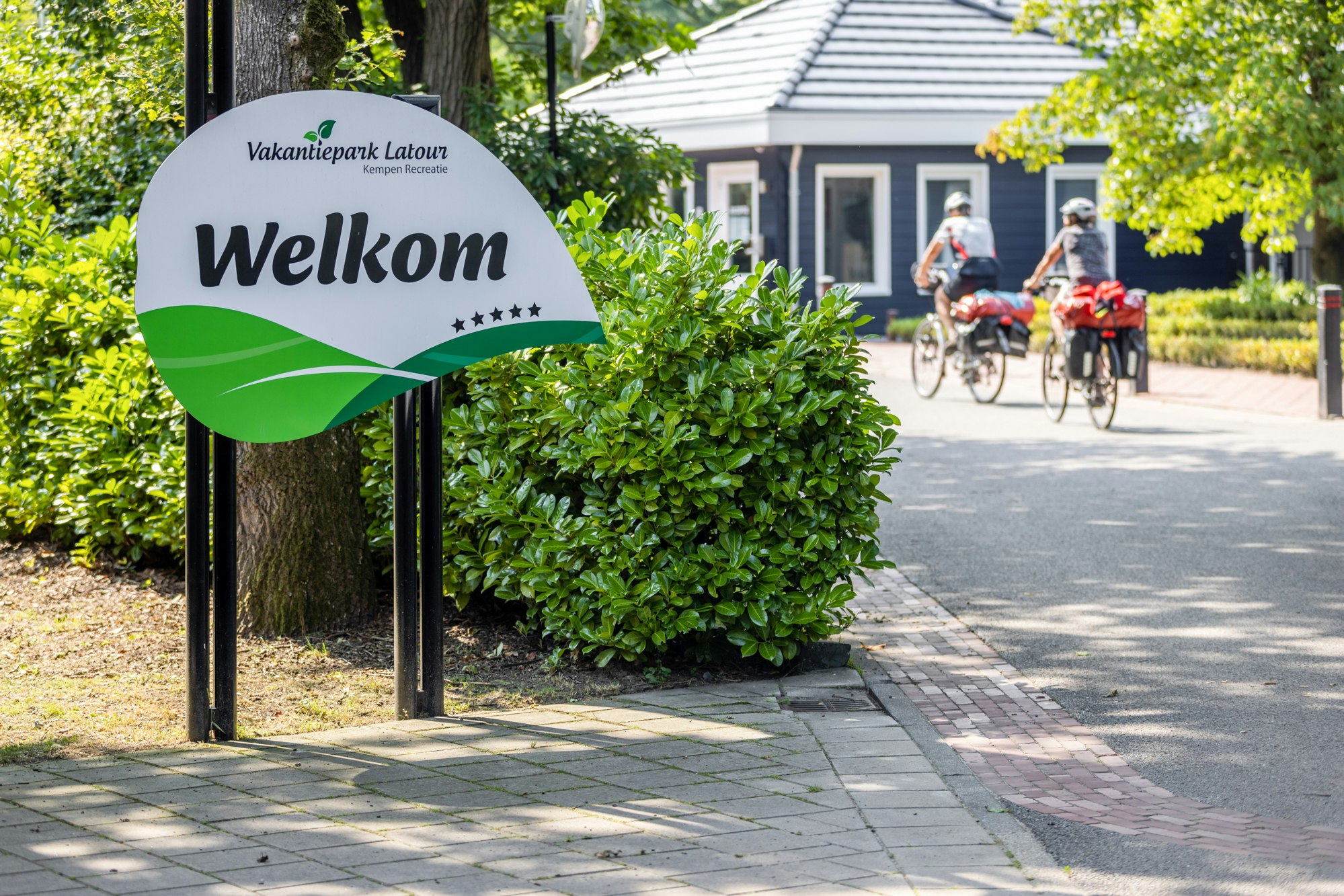 Vakantiepark Latour - Eingang des Campingplatzes