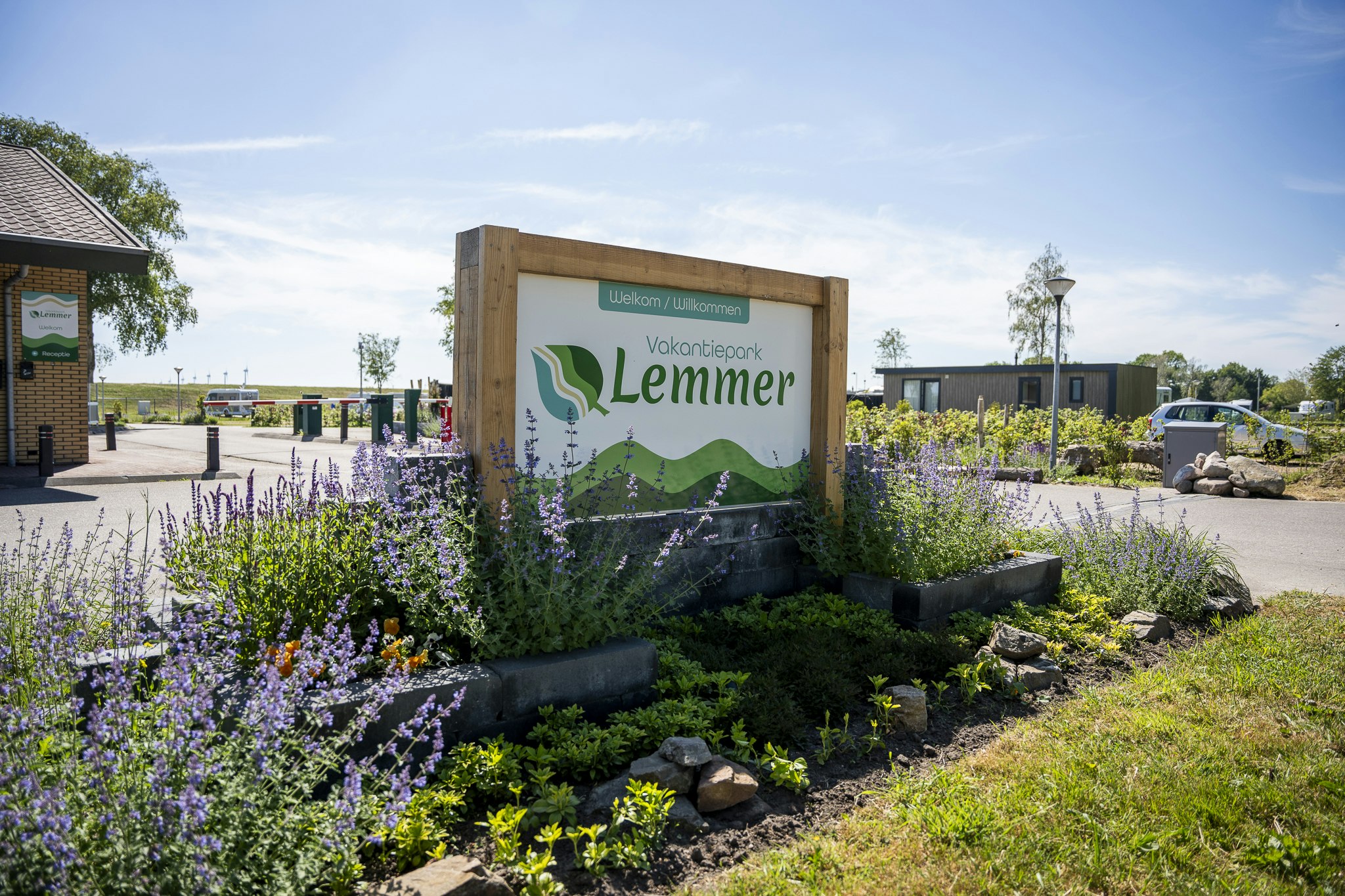 Vakantiepark Lemmer - Eingangsschild des Campingplatzes