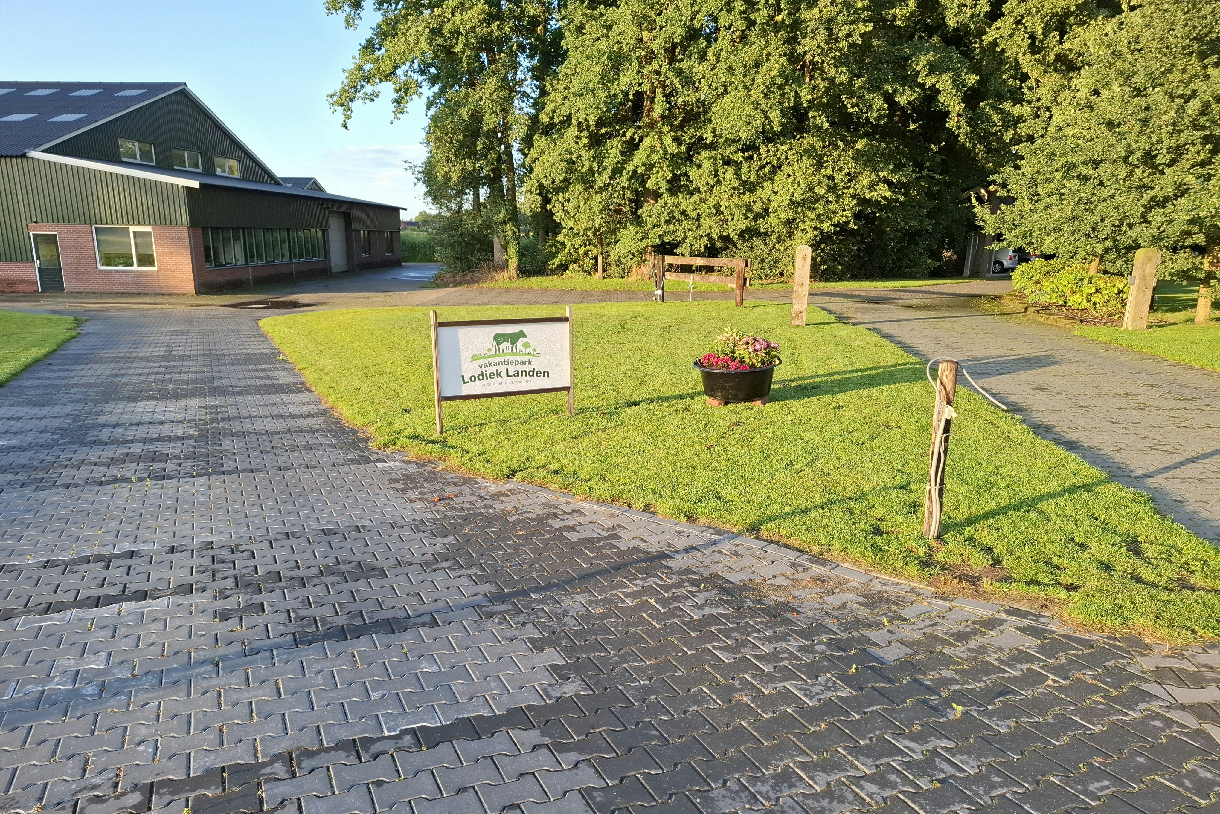 Vakantiepark Lodieklanden - Eingang des Campingplatzes