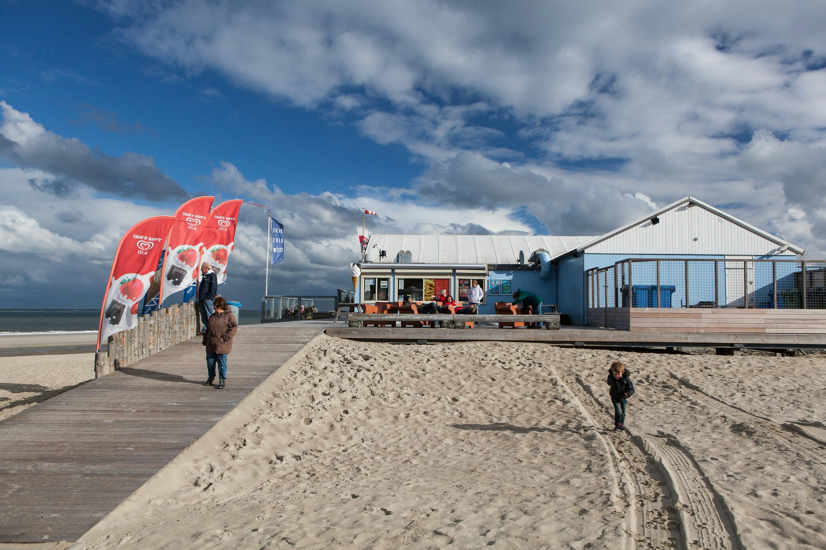 Vakantiepark Schouwen -  - Strandcafe mit Blick auf das Meer