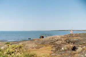 Vallersvik Camping & Hostel - Blick auf die Küste