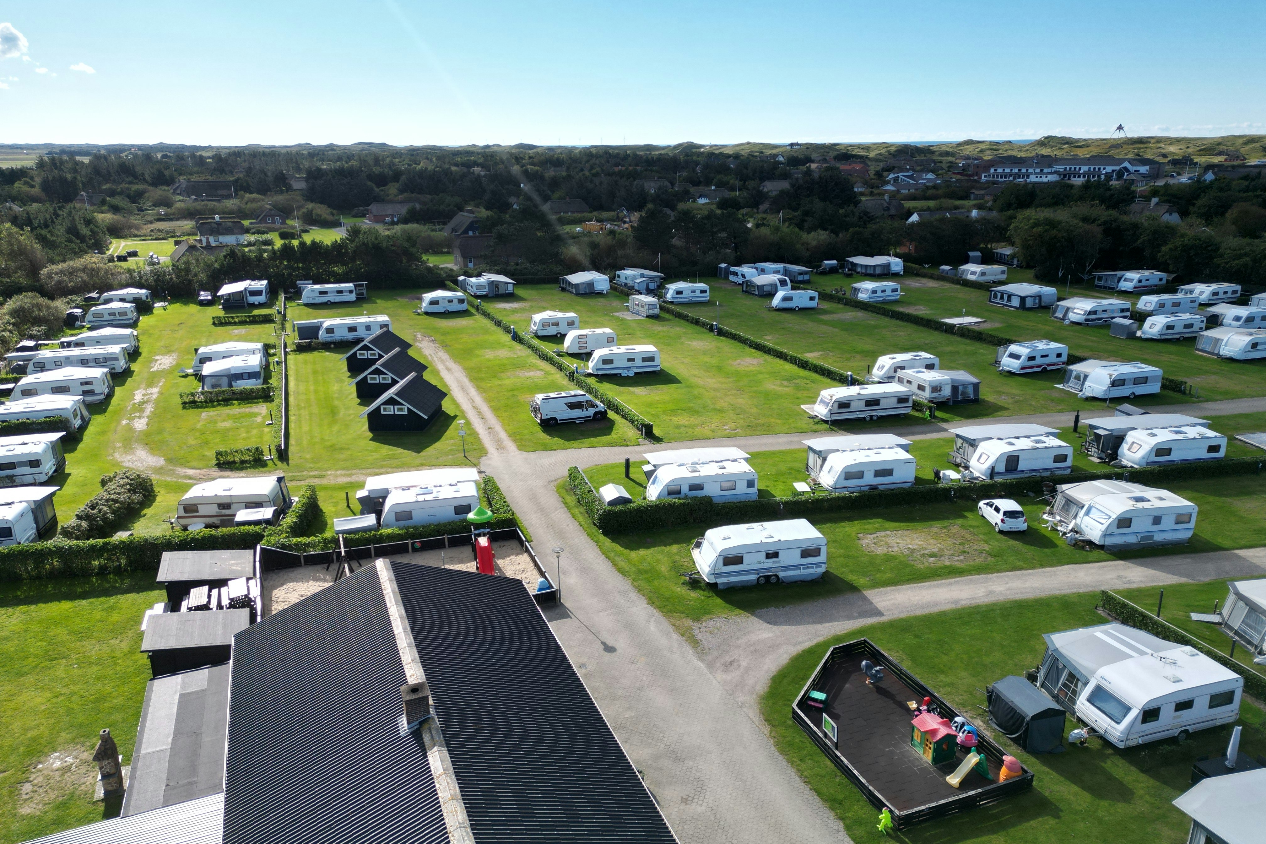 Vedersø Strand Camping - Standplätze auf dem Campingplatz