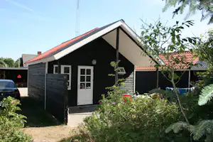 Vejers Familie Camping - Eingang zu Mobilheim