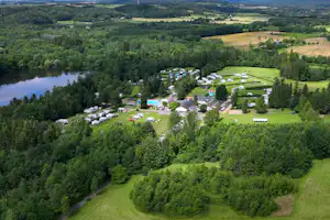 Vestbirk Camping - Campingplatz aus der Vogelperspektive