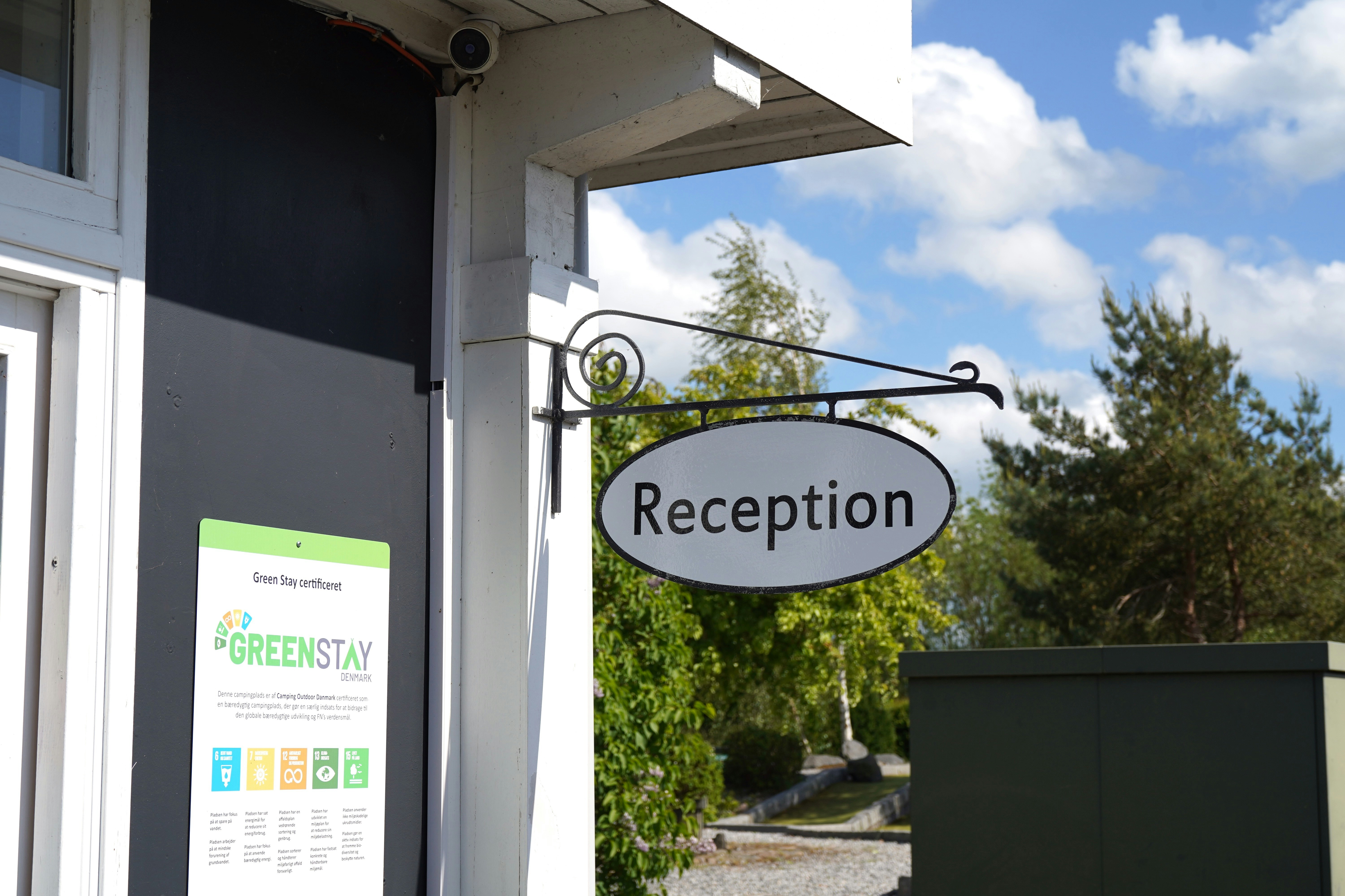 Vesterlyng Camping - Rezeption des Campingplatzes