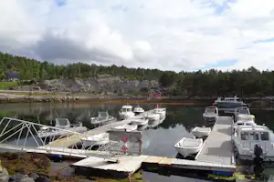Vågen Camping Hitra - Mit Blick auf dem See