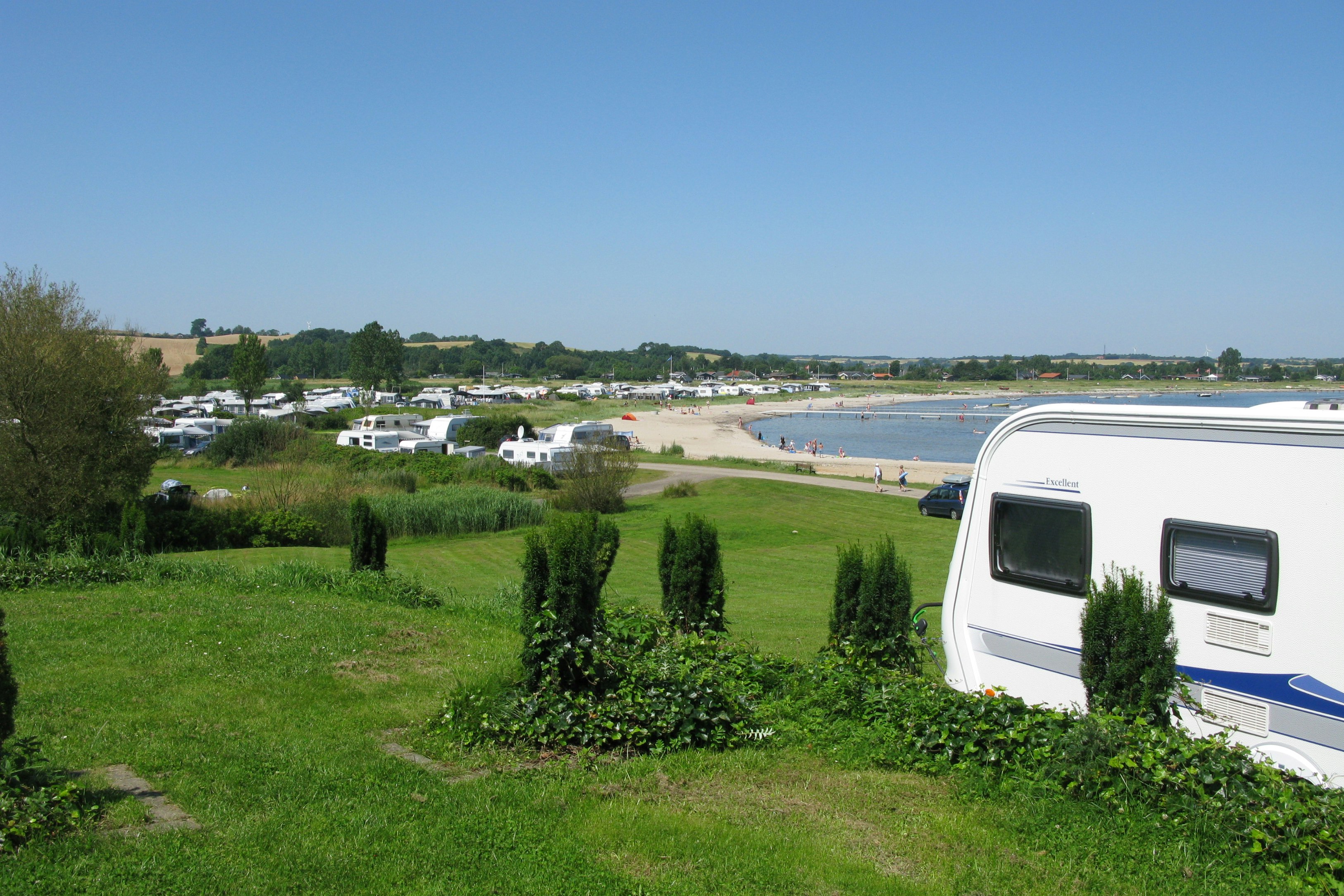 Vikær Strand Camping - Standplätze auf dem Campingplatz