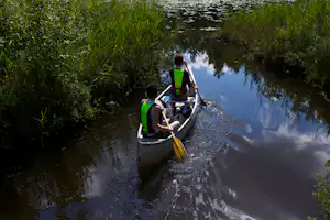Vildmarkscamping Hätteboda - Segeln auf dem Campingplatz