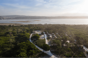 Huttopia Lagoa de Óbidos - Blick auf den Campingplatz aus der Vogelperspektive