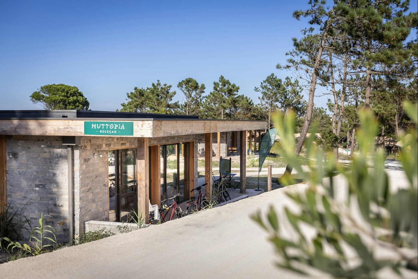 Huttopia Lagoa de Óbidos - Rezeption des Campingplatzes