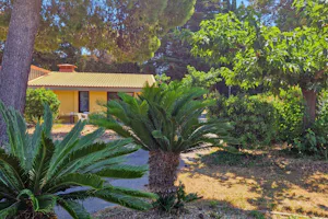 Village vacances ULVF – Canopéa - Mobilheime auf dem Campingplatz