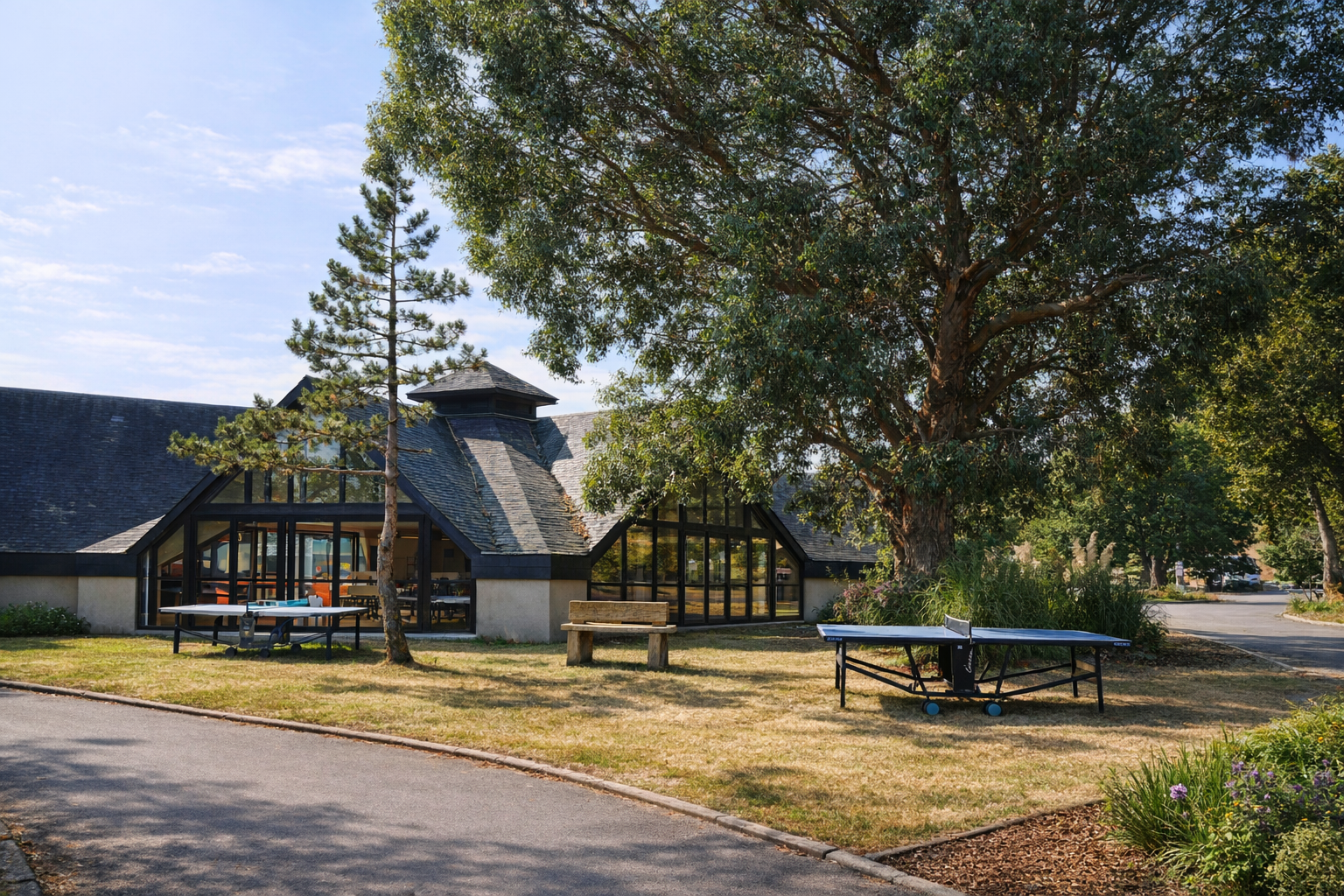 Village vacances ULVF - Ty An Diaoul - Tischtennisplatten auf dem Campingplatz