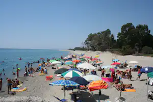Villaggio Camping Calypso - Camper am Strand vom Campingplatz
