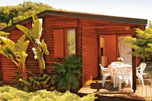 Villaggio Camping Spiaggia del Riso - Mobilheim vom Campingplatz mit Veranda
