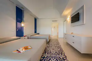 Villaggio Turistico Baia di Manaccora - Schlafbereich im Mobilheim vom Campingplatz