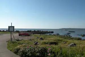 Vilshärads Camping - Badesteg am Strand