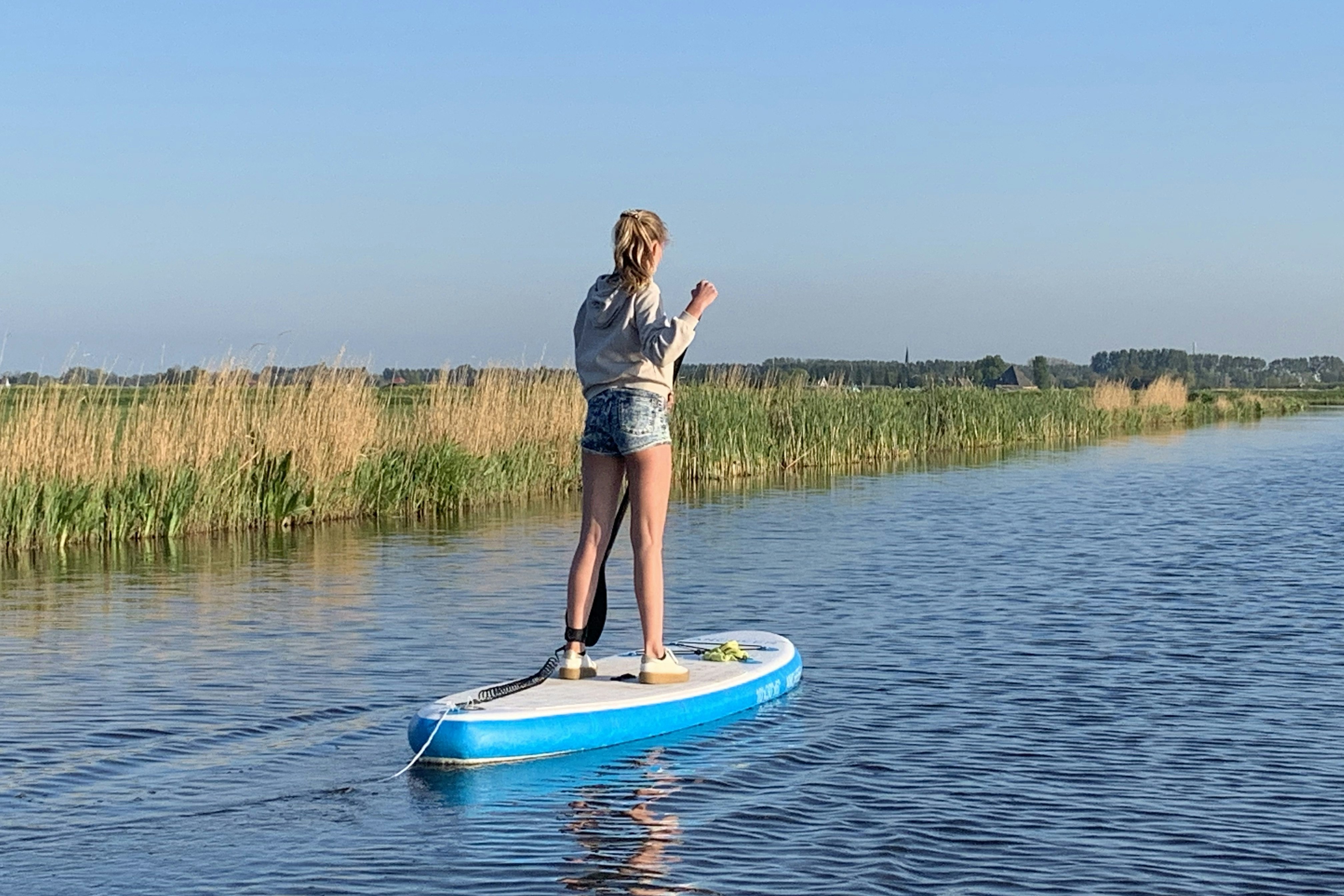 Vodatent @ Boerencamping Swarthoeve - Stand-Up-Paddling auf dem Campingplatz