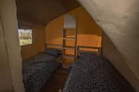 Vodatent @ Camping Catsop - Betten in einem Glamping-Zelt
