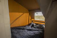 Vodatent @ Camping Catsop - Doppelbett in einem Glamping-Zelt