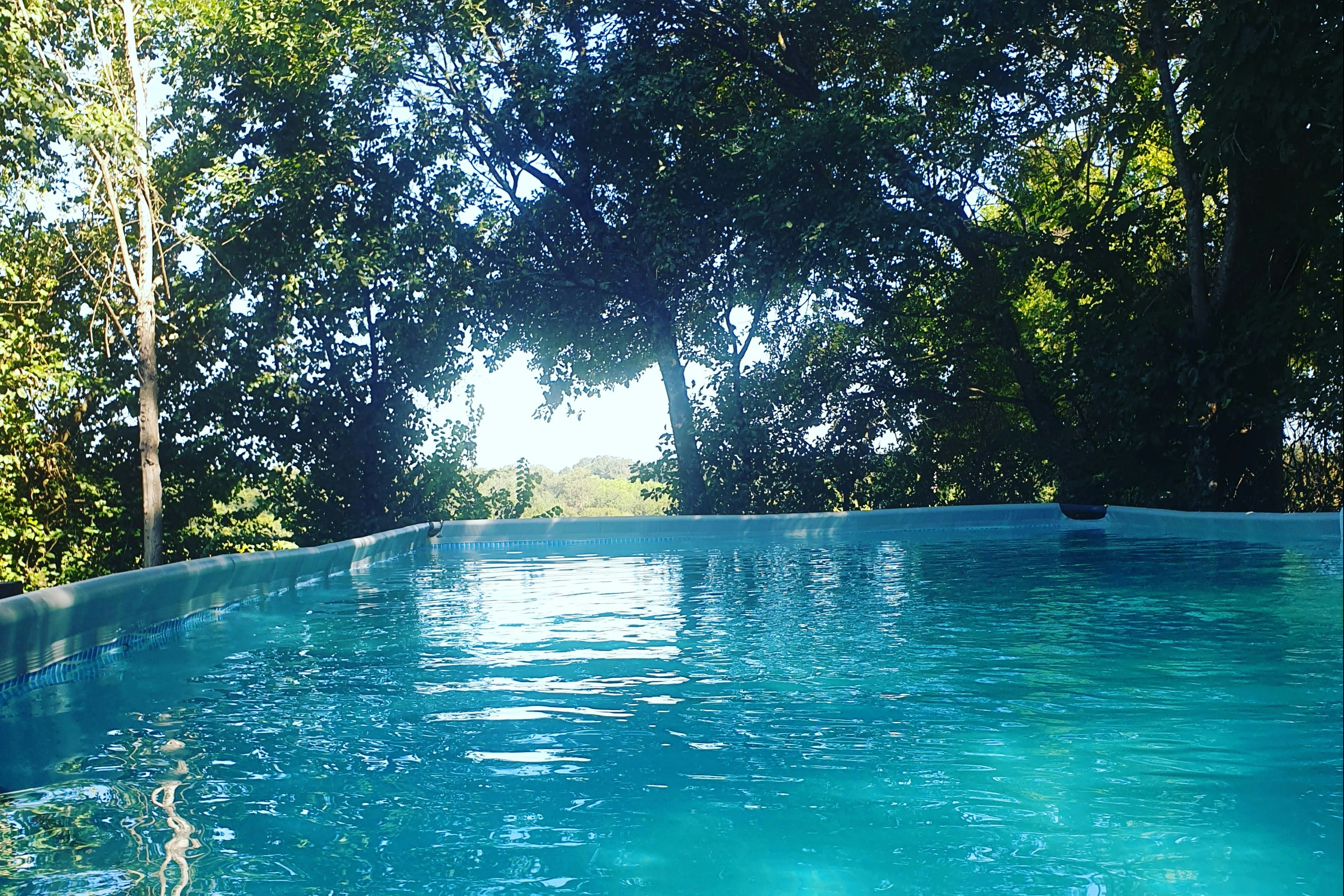 Vodatent @ Camping d'Artagnan - Pool im Freien auf dem Campingplatz