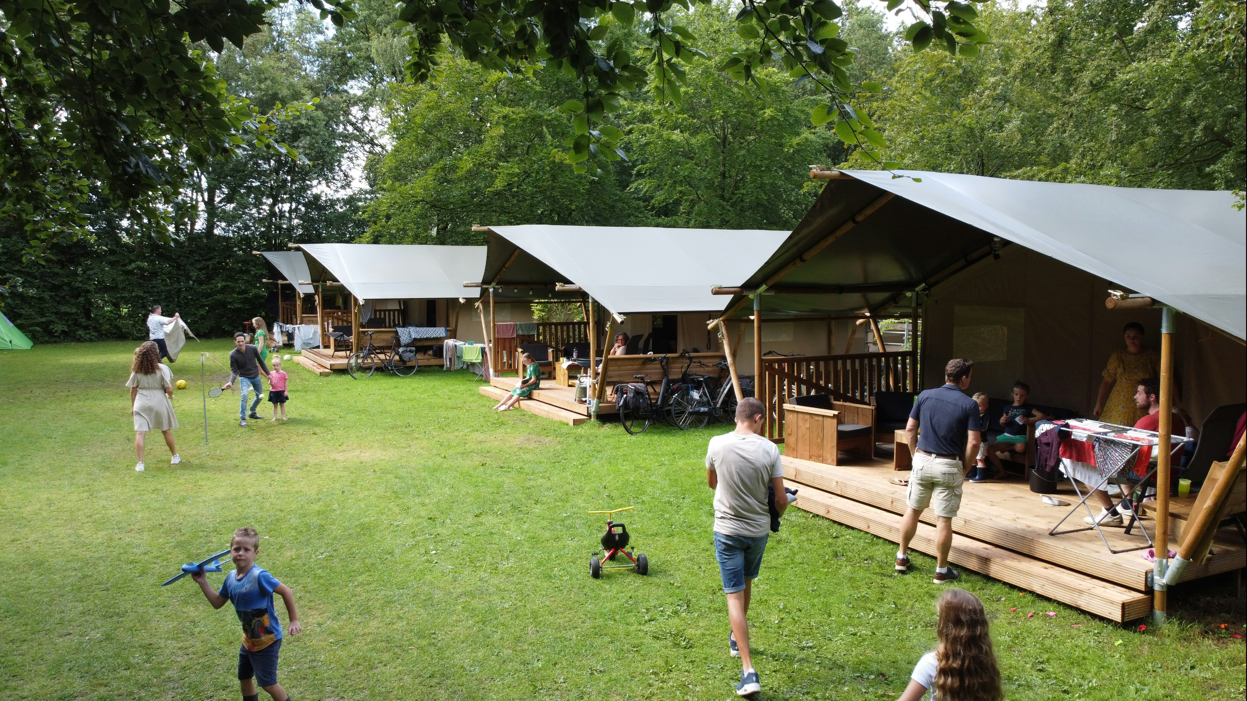 Vodatent @ Camping de Beukenhof - Glamping-Zelte auf dem Campingplatz