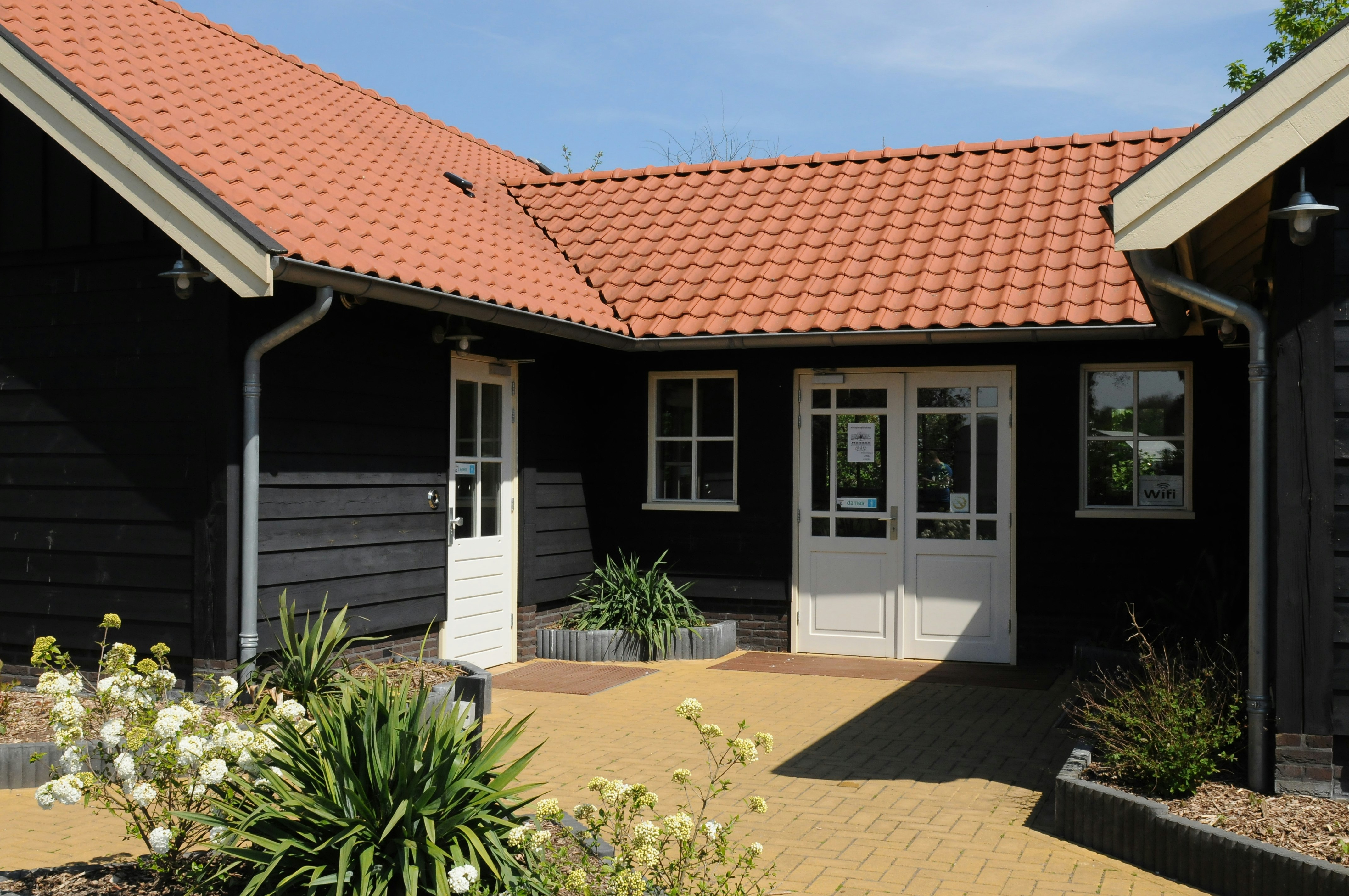 Vodatent @ Camping de Meibeek - Rezeption des Campingplatzes
