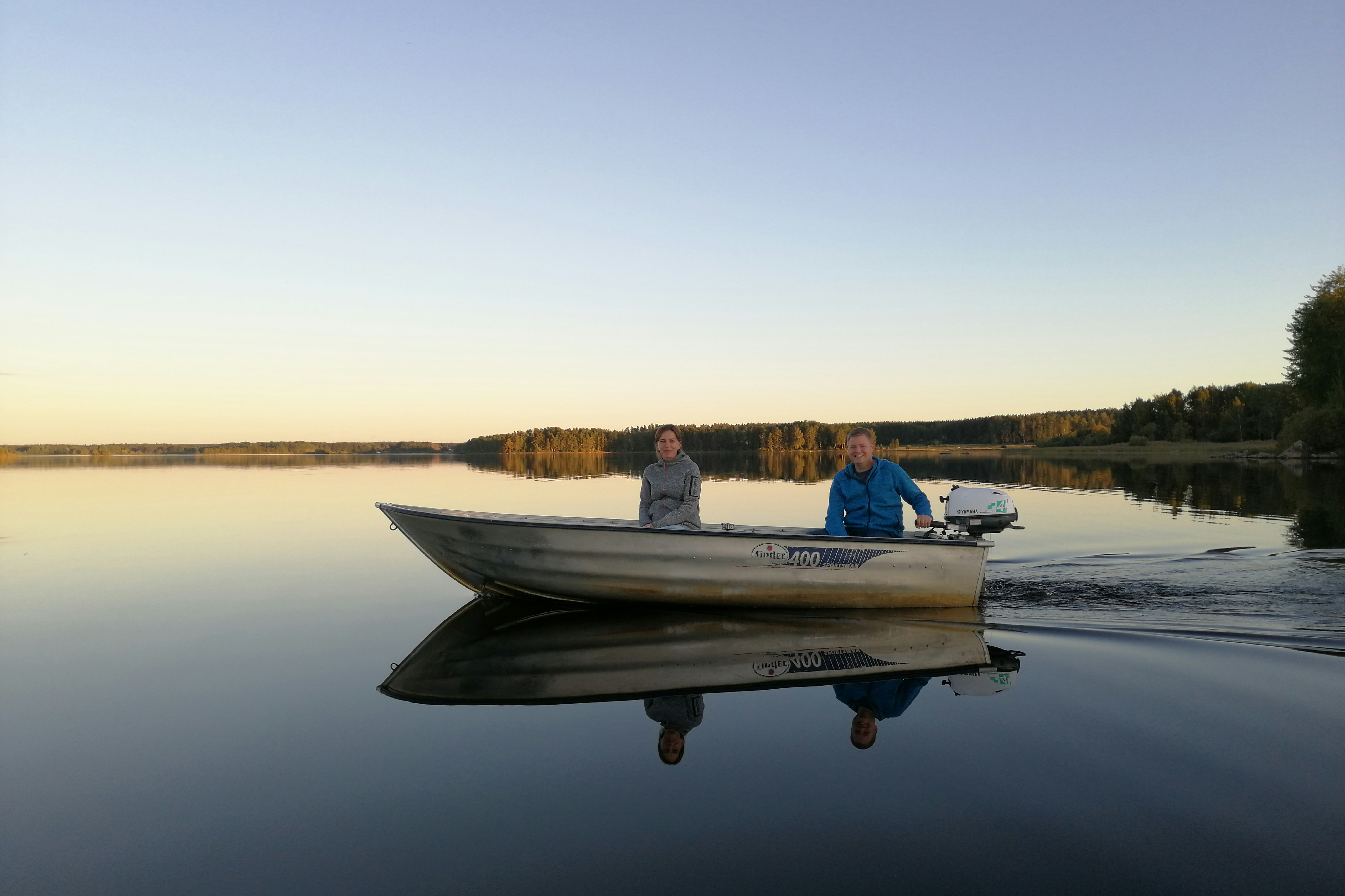 Vodatent @ Camping Falkudden - Bootfahren auf dem See