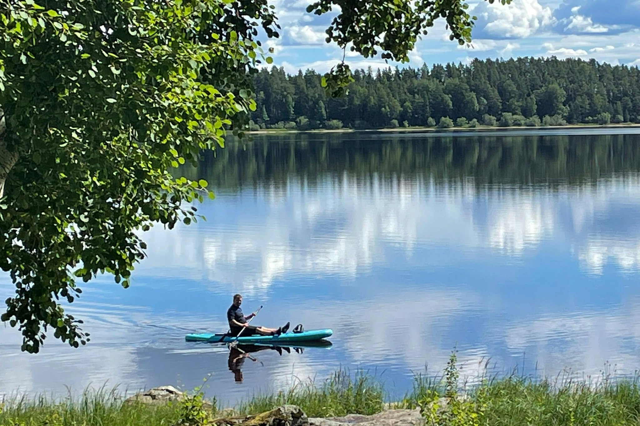 Vodatent @ Camping Falkudden - Wassersport auf dem See als Freizeitaktivität
