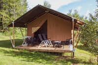 Vodatent @ Camping het Swinnenbos - Mietzelt mit kleiner Terrasse