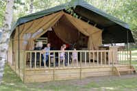 Vodatent @ Camping le Rotja - Mobilheim mit Terrasse