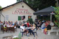 Vodatent @ Camping les Bouleaux - Terrasse des Campingplatzes