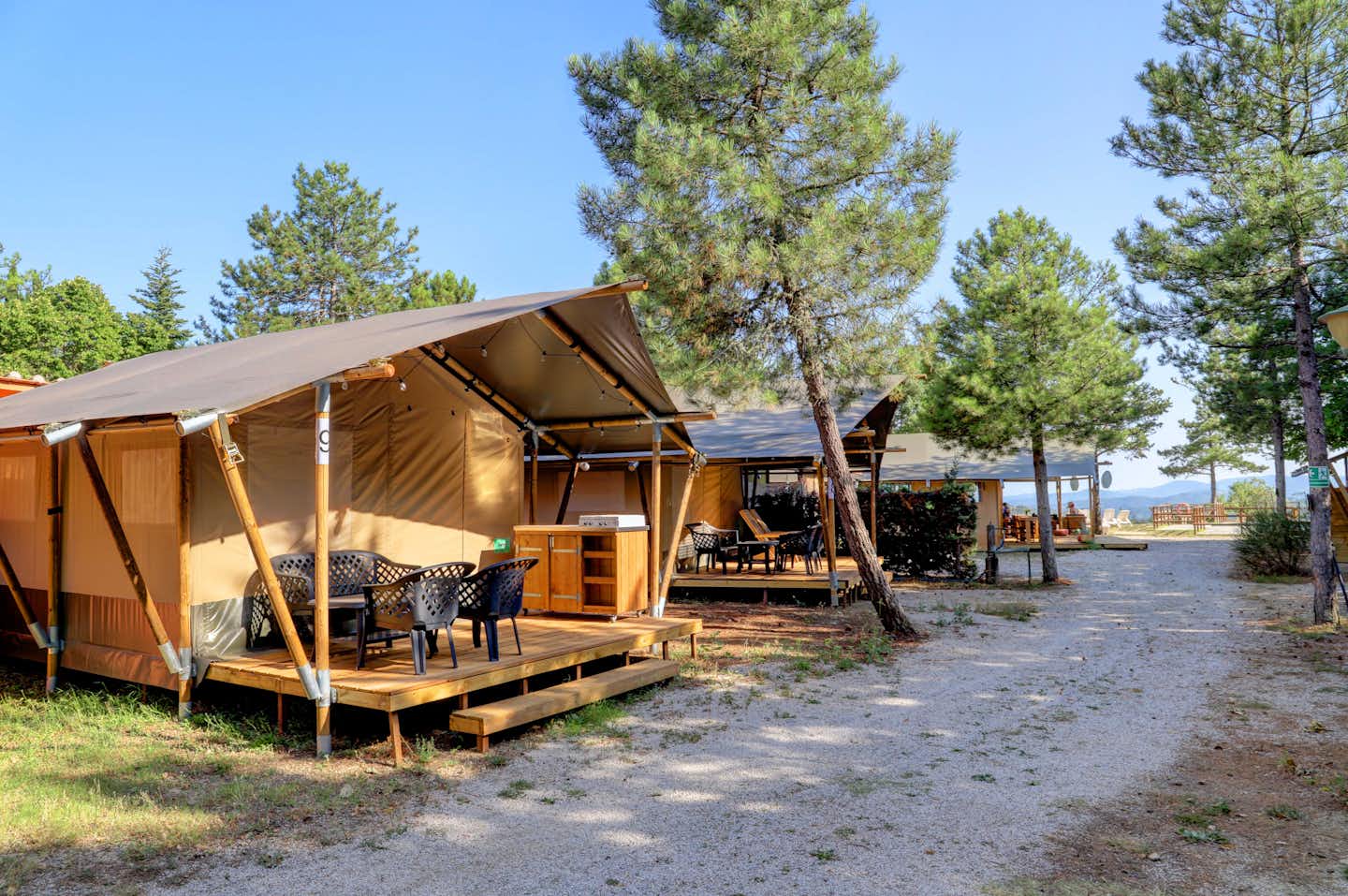 Vodatent @ Camping Luna del Monte - Glamping-Zelte auf dem Campingplatz
