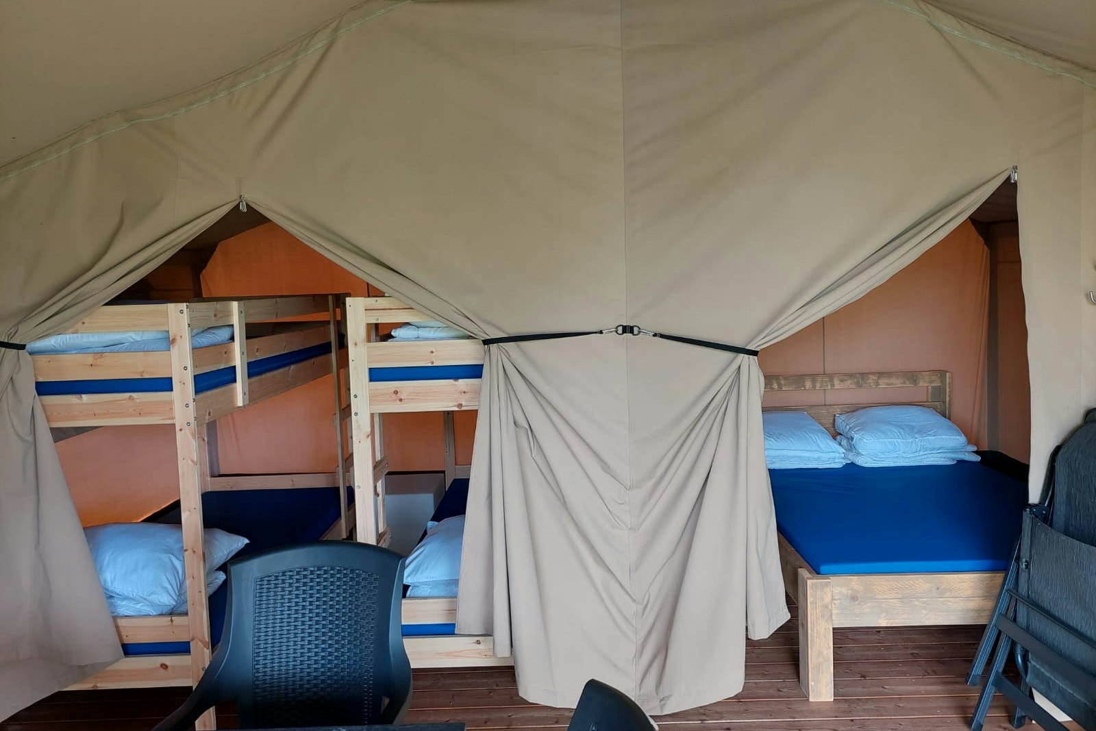 Vodatent @ Camping Yttermalungs - Mietzelt mit zwei Schlafbereiche
