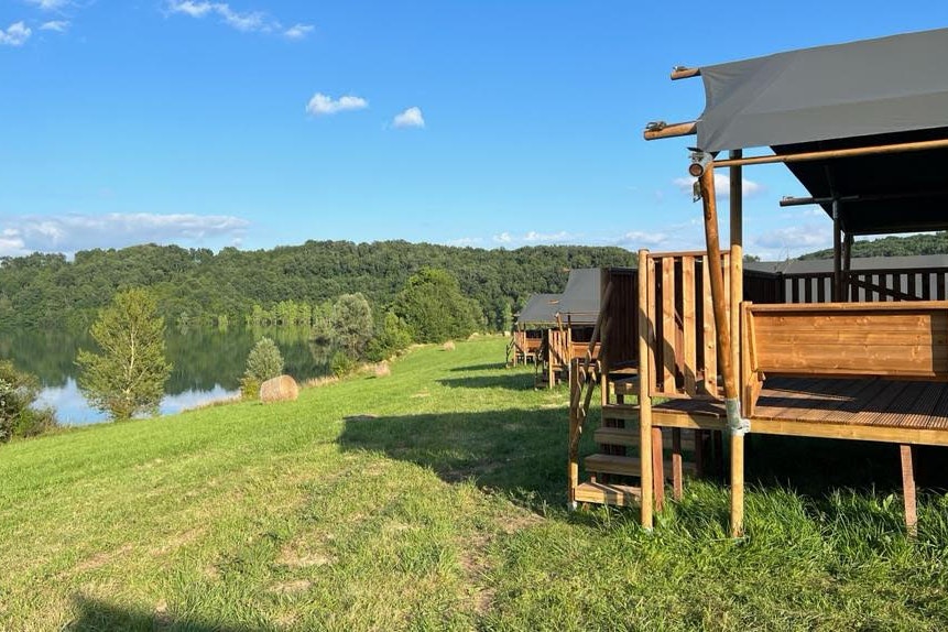 Vodatent @ Domaine La Barbe - Glamping-Zelte mit malerischer Aussicht