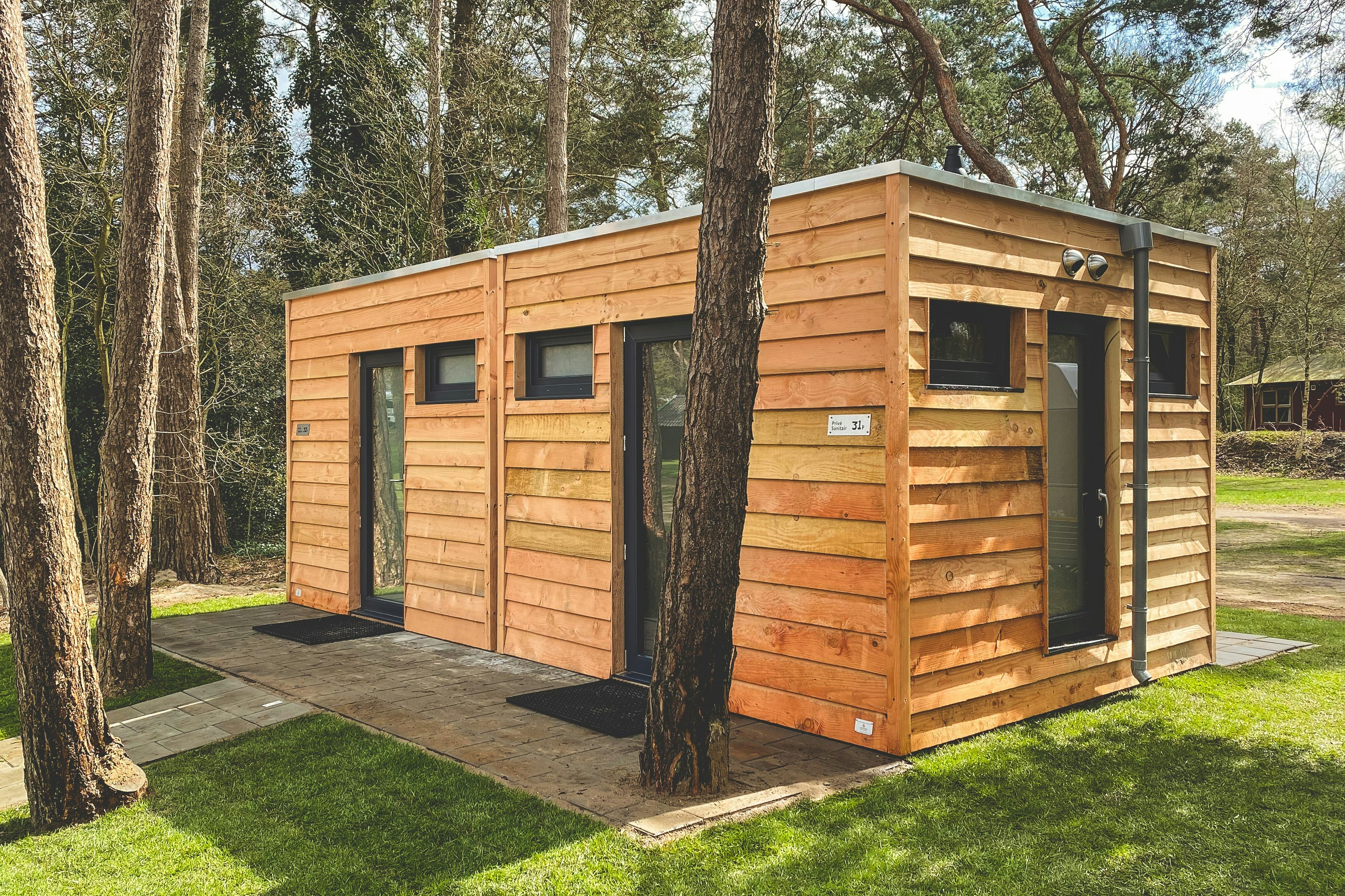 Vrijetijdspark Beerze Bulten - private  Sanitäranlage auf dem Campingplatz