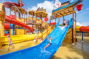 Vrijetijdspark De Rotonde - Wasserspielplatz auf dem Campingplatz