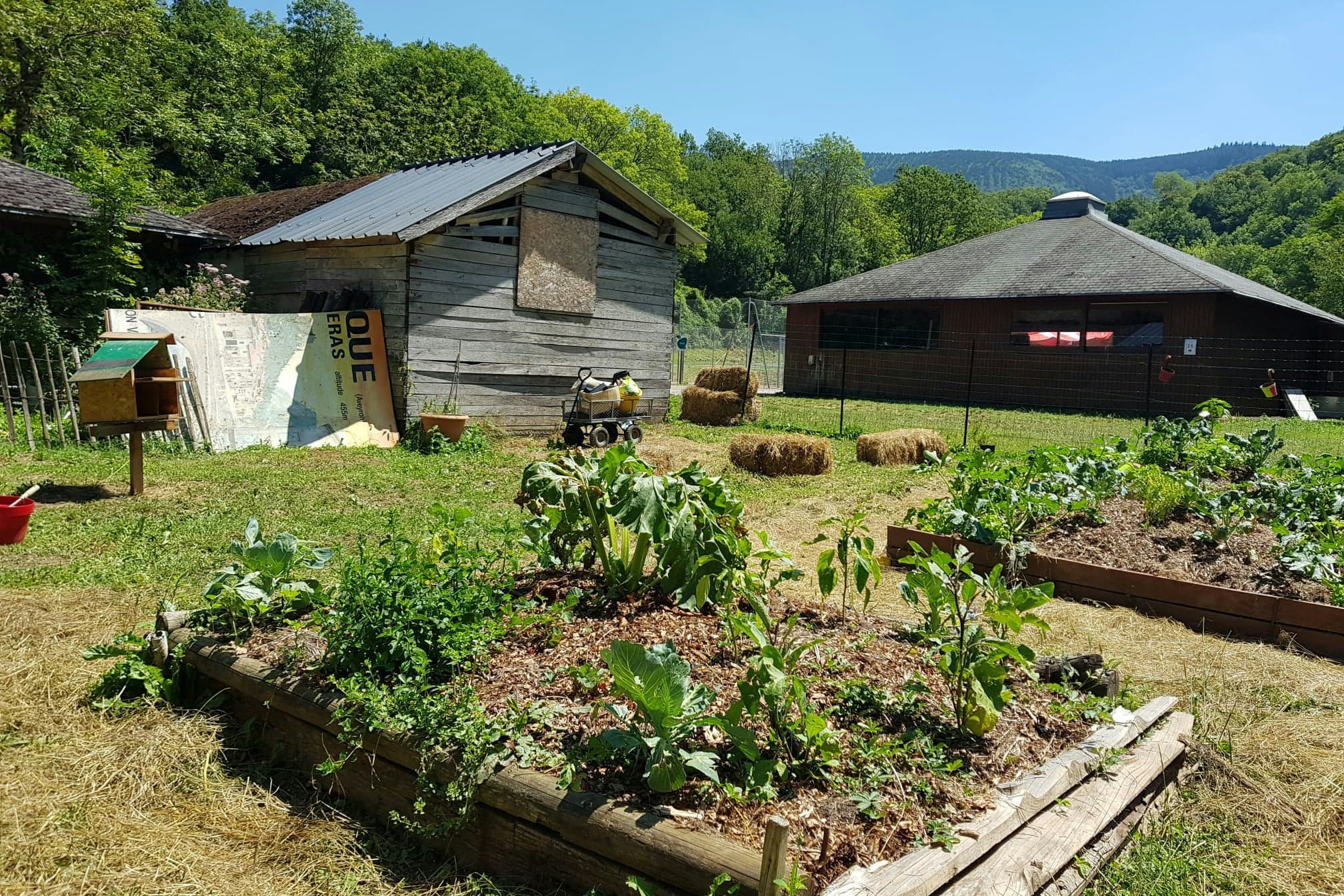VVF Brusque - Kräutergarten auf dem Campingplatz
