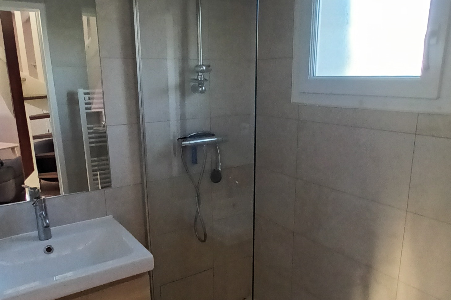 VVF Camping Les Dunes - Badezimmer auf dem Campingplatz