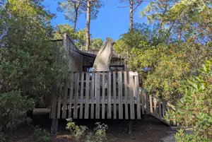 VVF Lège-Cap-Ferret - Mobilheim mit Terrasse auf dem Campingplatz