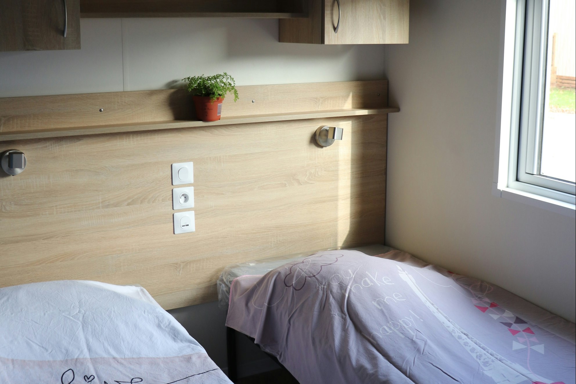 VVF Pontivy - Schlafzimmer in einem Mobilheim