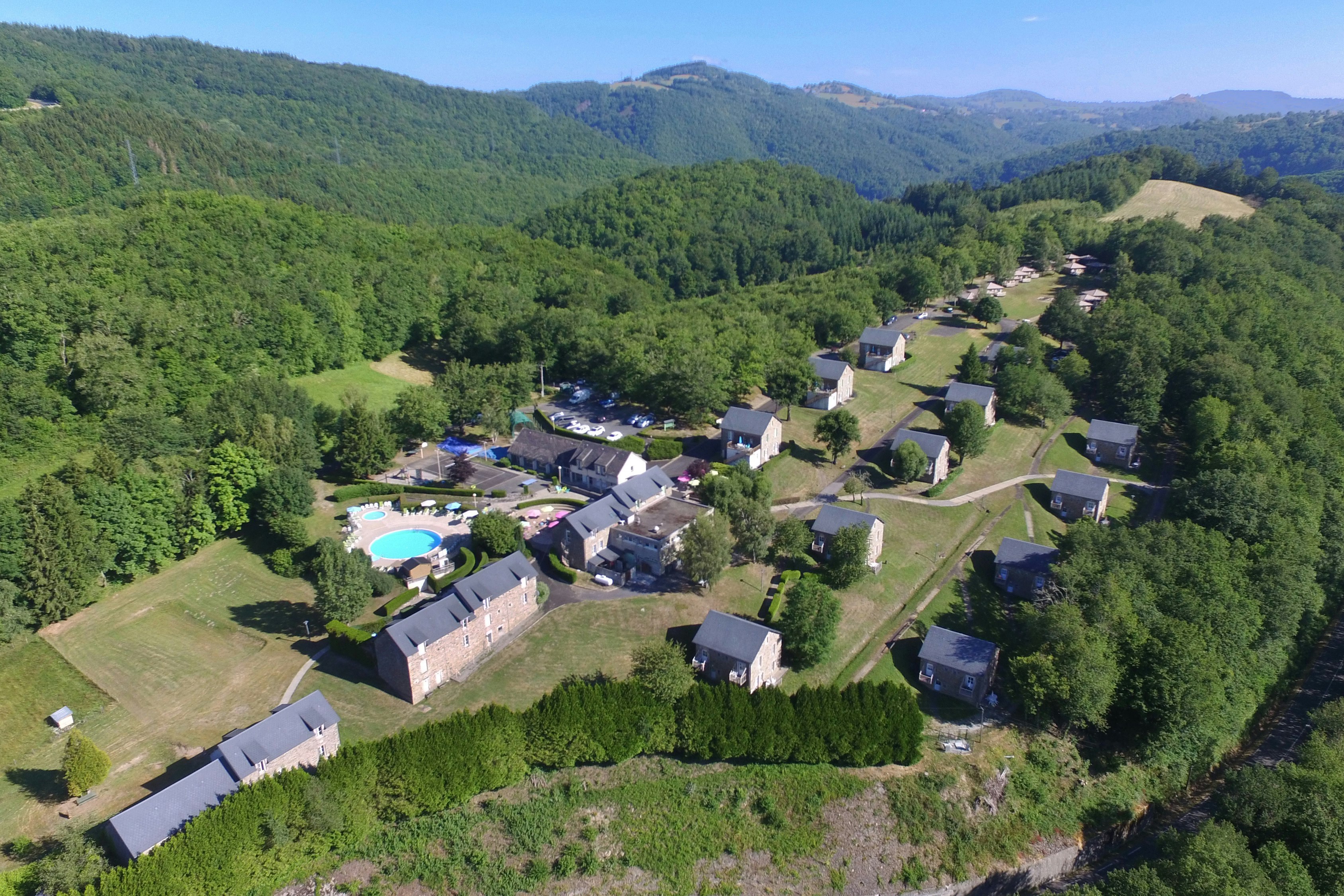 VVF Vendes  - Luftaufnahme des Campingplatzes