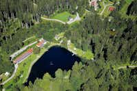 Waldbad Camping Isny -  Übersicht vom Campingplatz