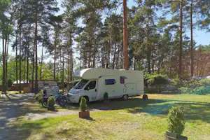 Waldcamping Am Großsee - Wohnmobilstellplätze im Schatten der Bäume