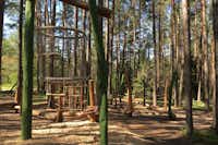 Waldcamping Brombach - Seilgarten im Wald auf dem Gelände vom Campingplatz