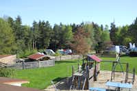Waldcampingplatz Erzgebirgsblick - Campinganlage mit Spielplatz und Rutsche 